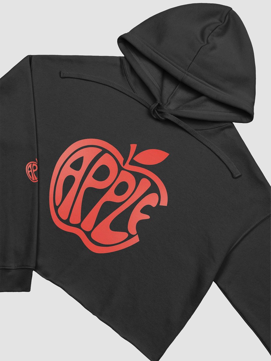 Stylized Apple Word Art Crop Hoodie product image (20)