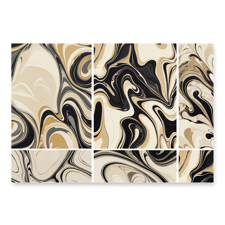 Edward Martin Mixed Media Collage Sheets No.776-Set of 3 Different Papers product image (1)