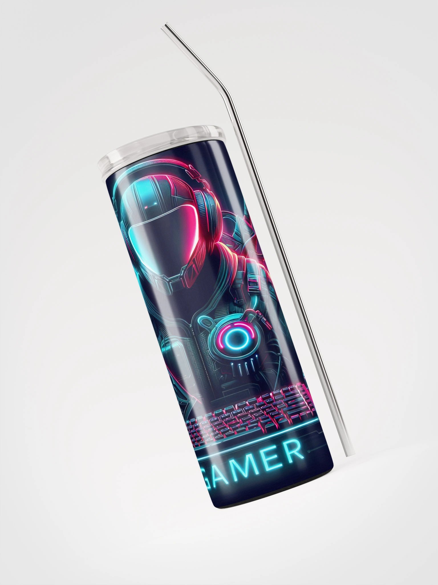 Neon Gamer Stainless Steel Tumbler product image (3)