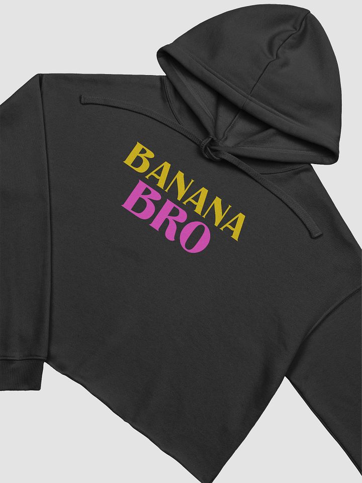 Banana Bro fleece crop hoodie product image (2)