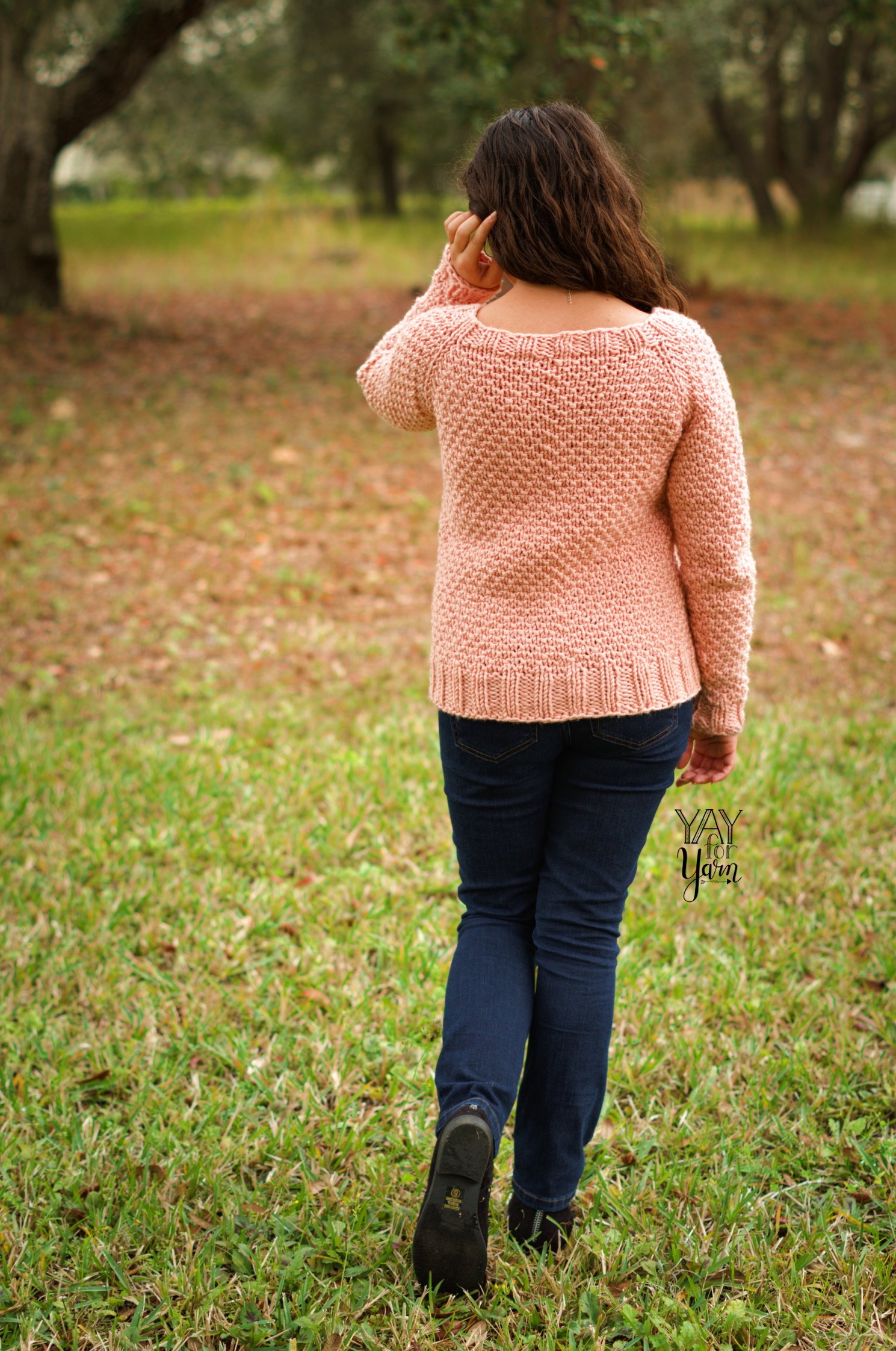 Dotty Pullover - Women's Raglan Sweater PDF Knitting Pattern & Video Tutorial product image (4)