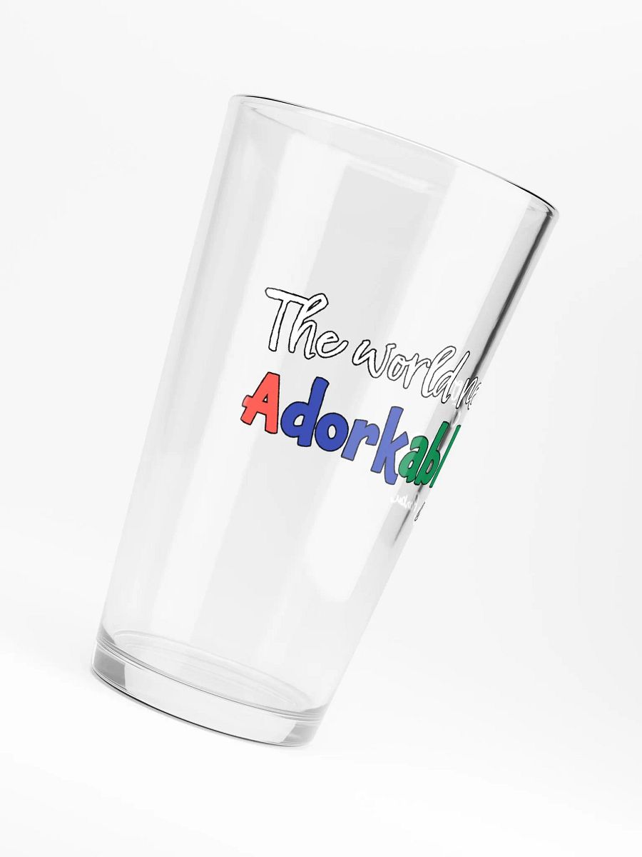 Adorkableness Pint Glass product image (6)