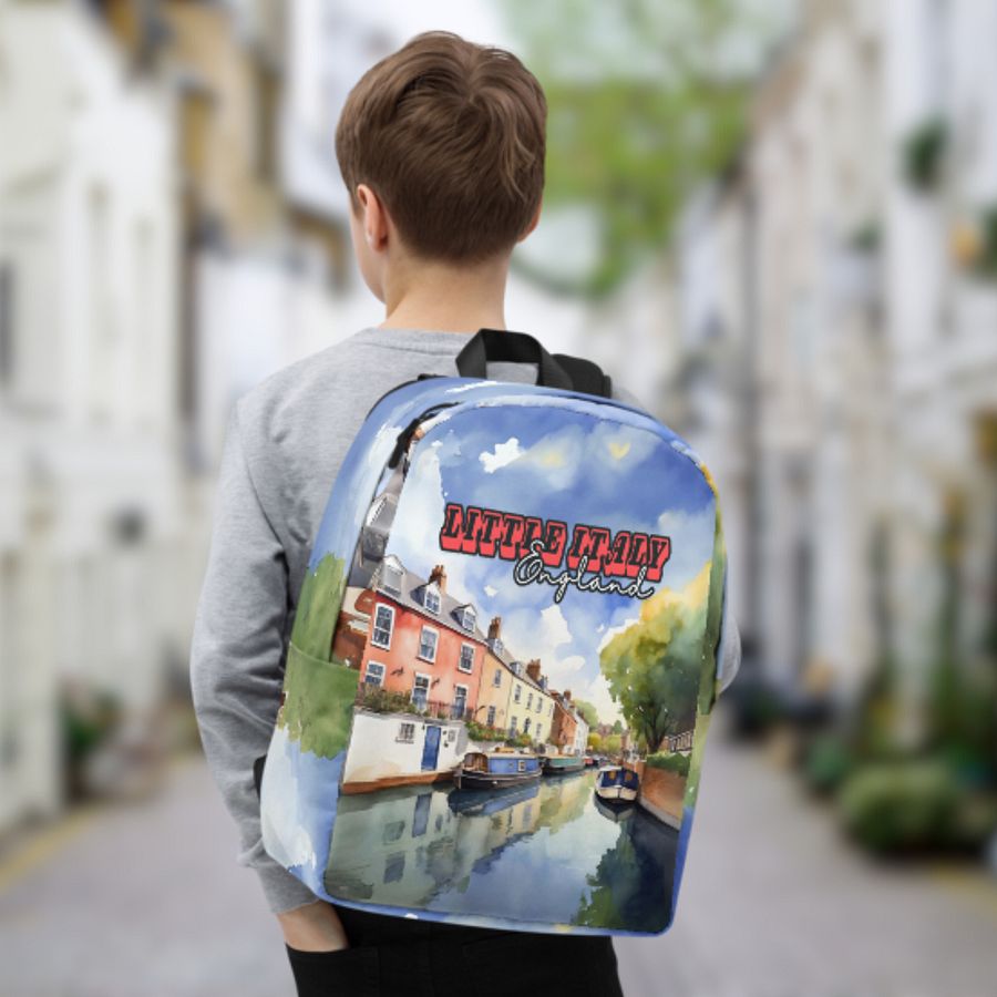 Little Italy - England - All Over Print - Watercolor - Backpack product image (11)