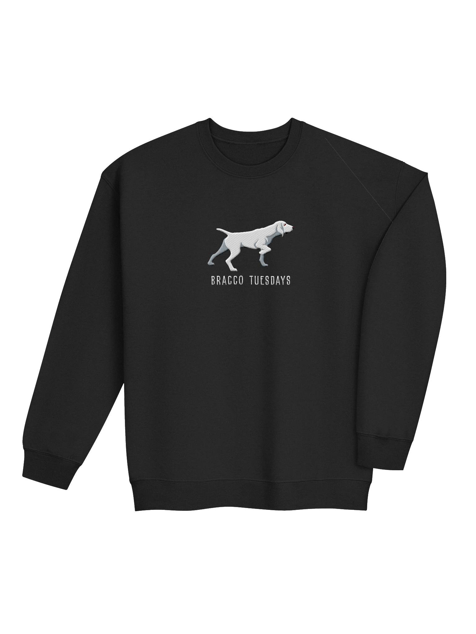 Bracco Tuesdays Sweatshirt (Embroidered) of a Bracco Italiano(White) product image (19)