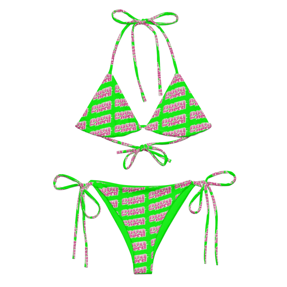 Nova Logo Bikini in Neon Green product image (1)