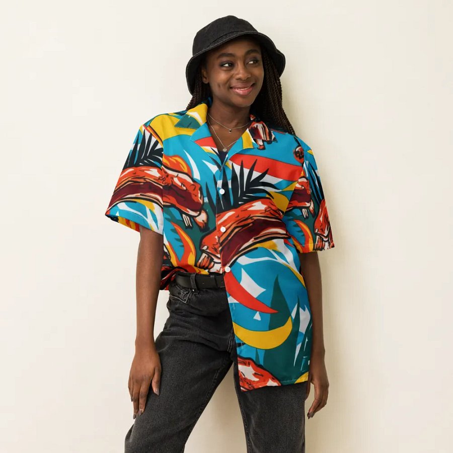 Tropical BBQ Hawaiian Shirt product image (6)