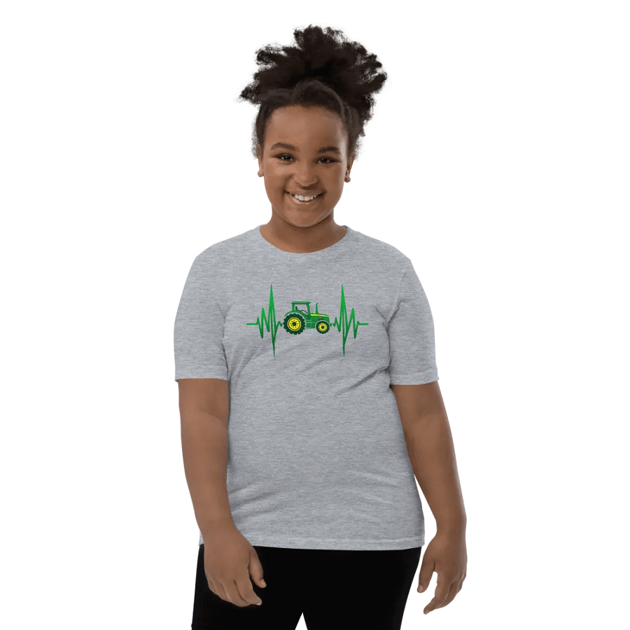 Tractor Heartbeat Youth T-Shirt product image (10)
