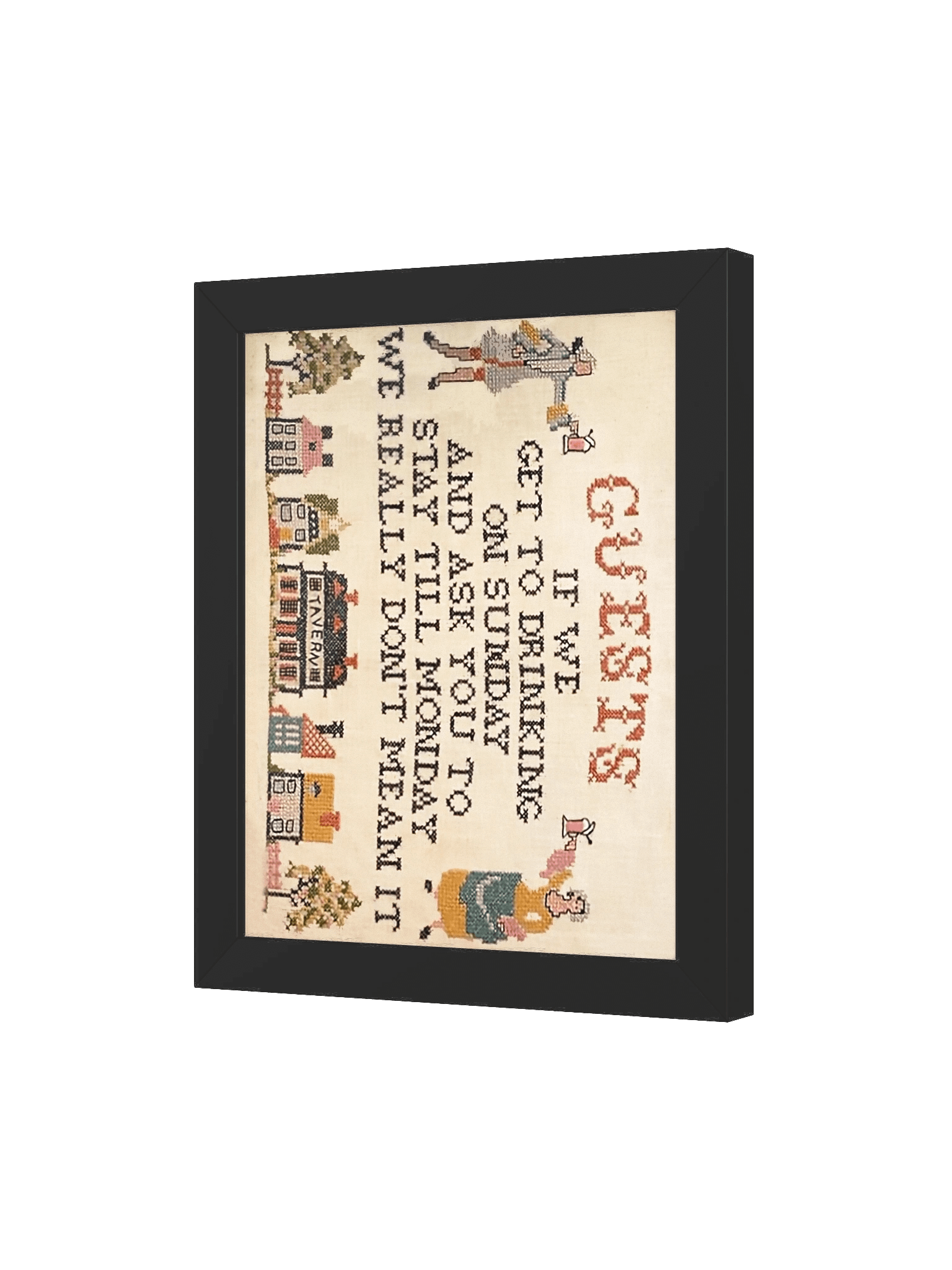Whimsical Sunday Reminder Framed Poster product image (3)