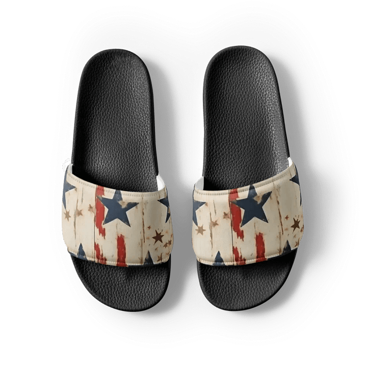 Patriotic Womens Slides Stars and Stripes product image (2)