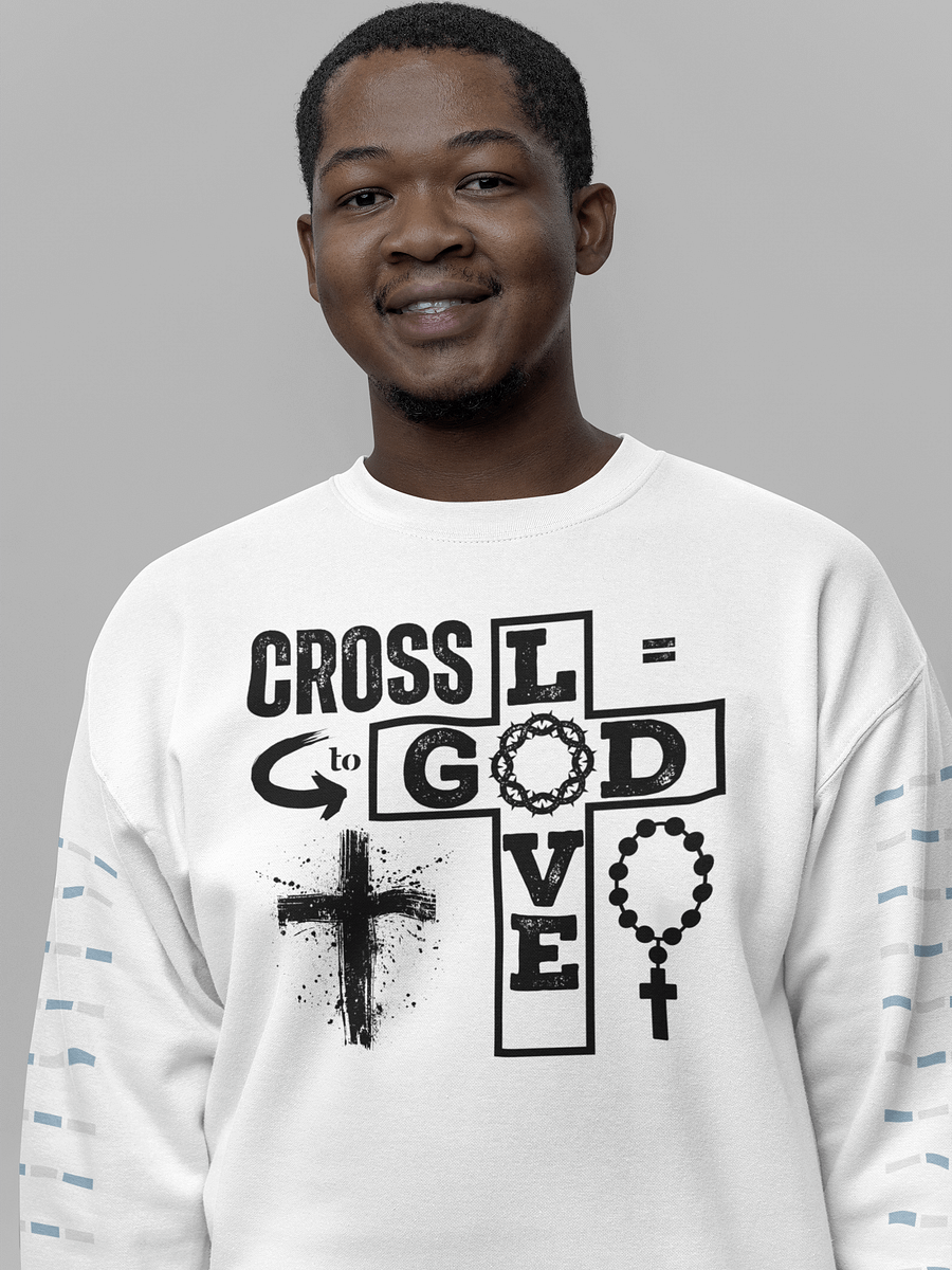 Cross Equal To God Love, Christian Faith, Heritage Sweater product image (1)
