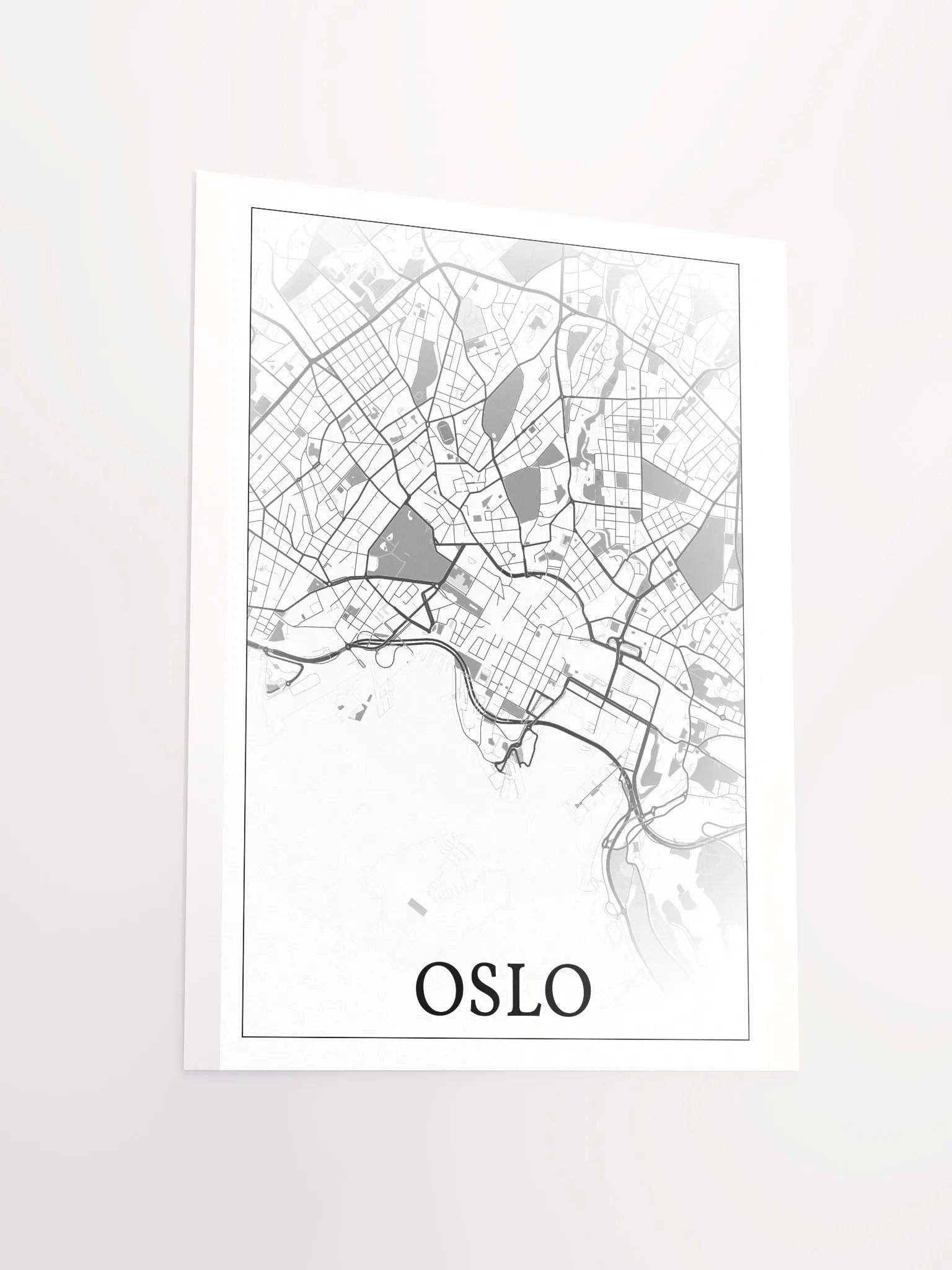 Oslo, Norway, city map print product image (15)