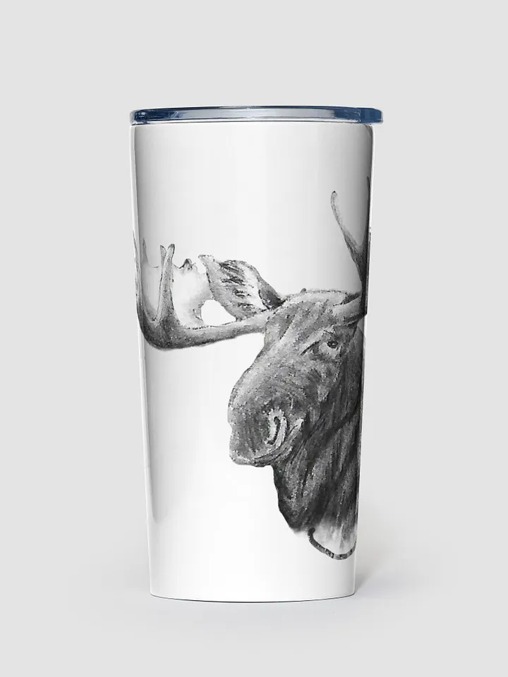 Moose Drawing Travel Cup product image (1)