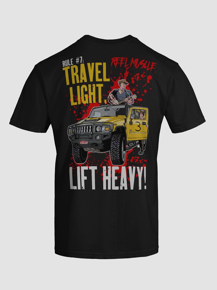 Travel Light, Lift HEAVY! (Oversized Back Print) product image (9)