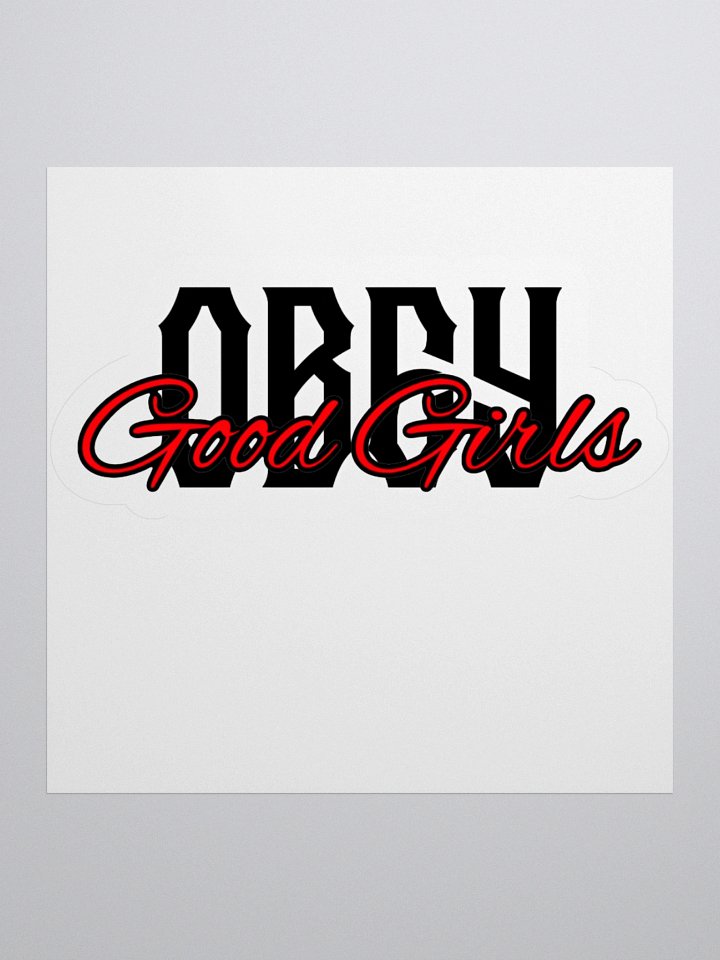 Good Girls Obey Kiss-Cut Stickers product image (1)