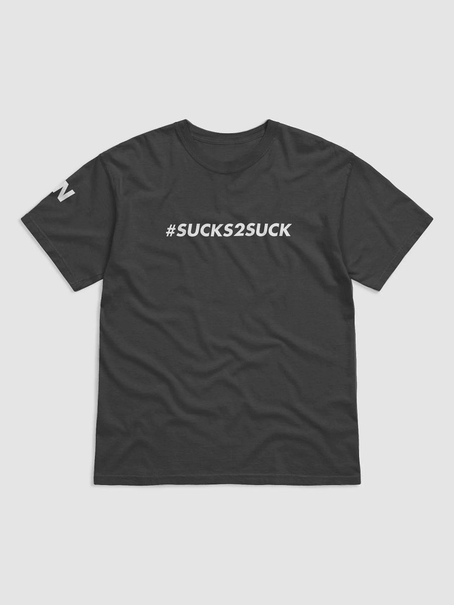 #Sucks2Suck Men's T-Shirt (Black/White) product image (1)