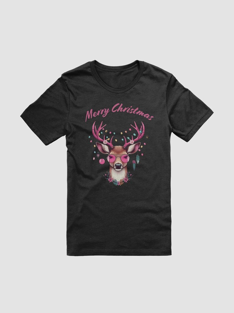 Festive Deer Merry Christmas T-Shirt product image (1)