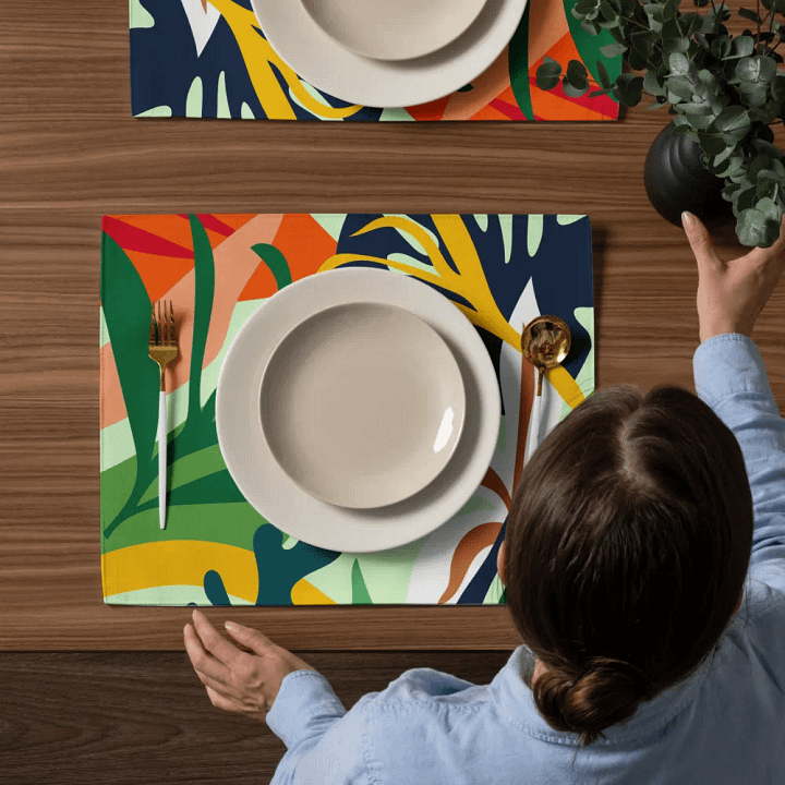 Tropical Foliage Placemat Set (4) product image (1)