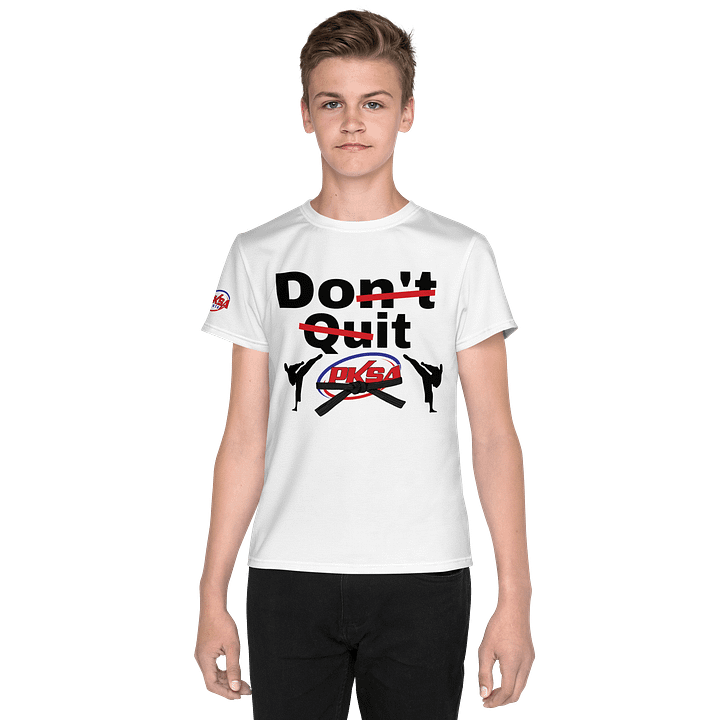 Kids "Don't Quit" all over print t-shirt product image (1)
