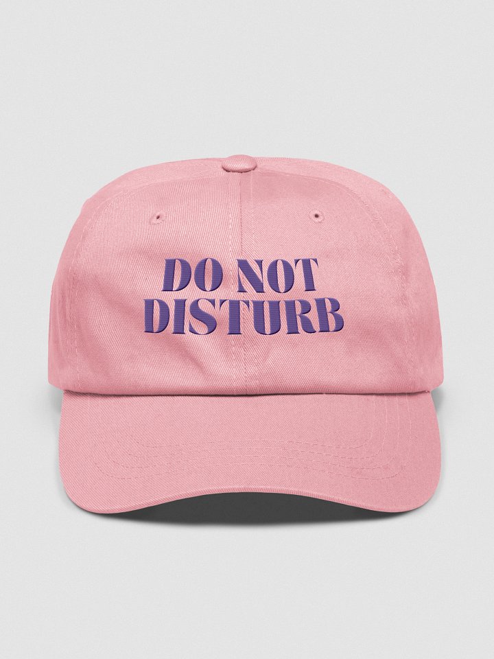 "Do Not Disturb" Embroidered Classic Hat | MyTime Movie Network Collection product image (1)