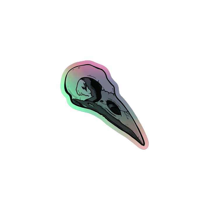 Raven Holographic Sticker [Multiple Sizes] product image (1)