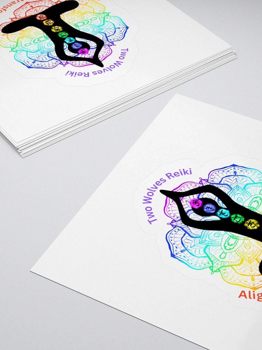 Two Wolves Align Sticker product image (10)