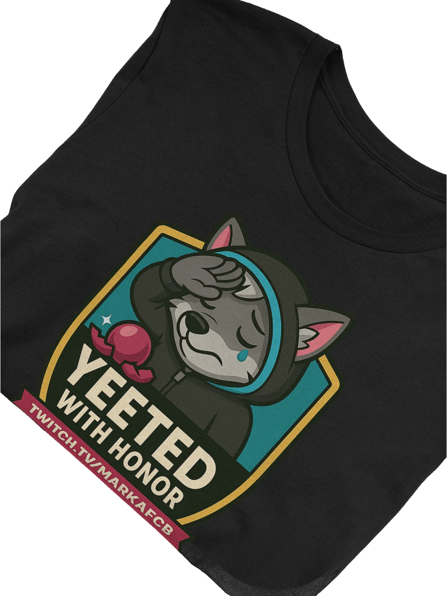 "YEETED WITH HONOR" TEE – Official Stream Mascot Edition product image (5)