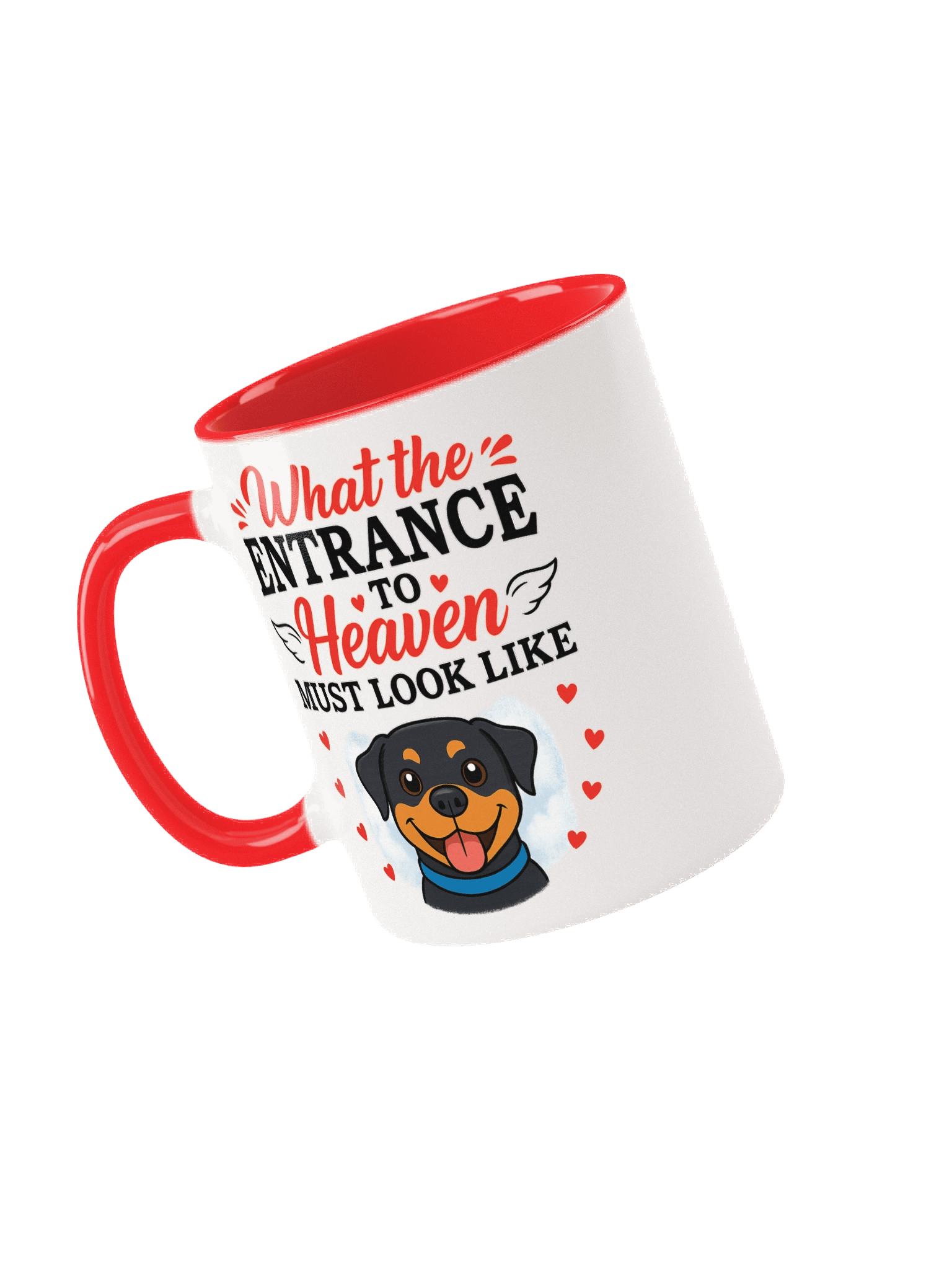 Heavenly Rottweiler Ceramic Mug product image (6)