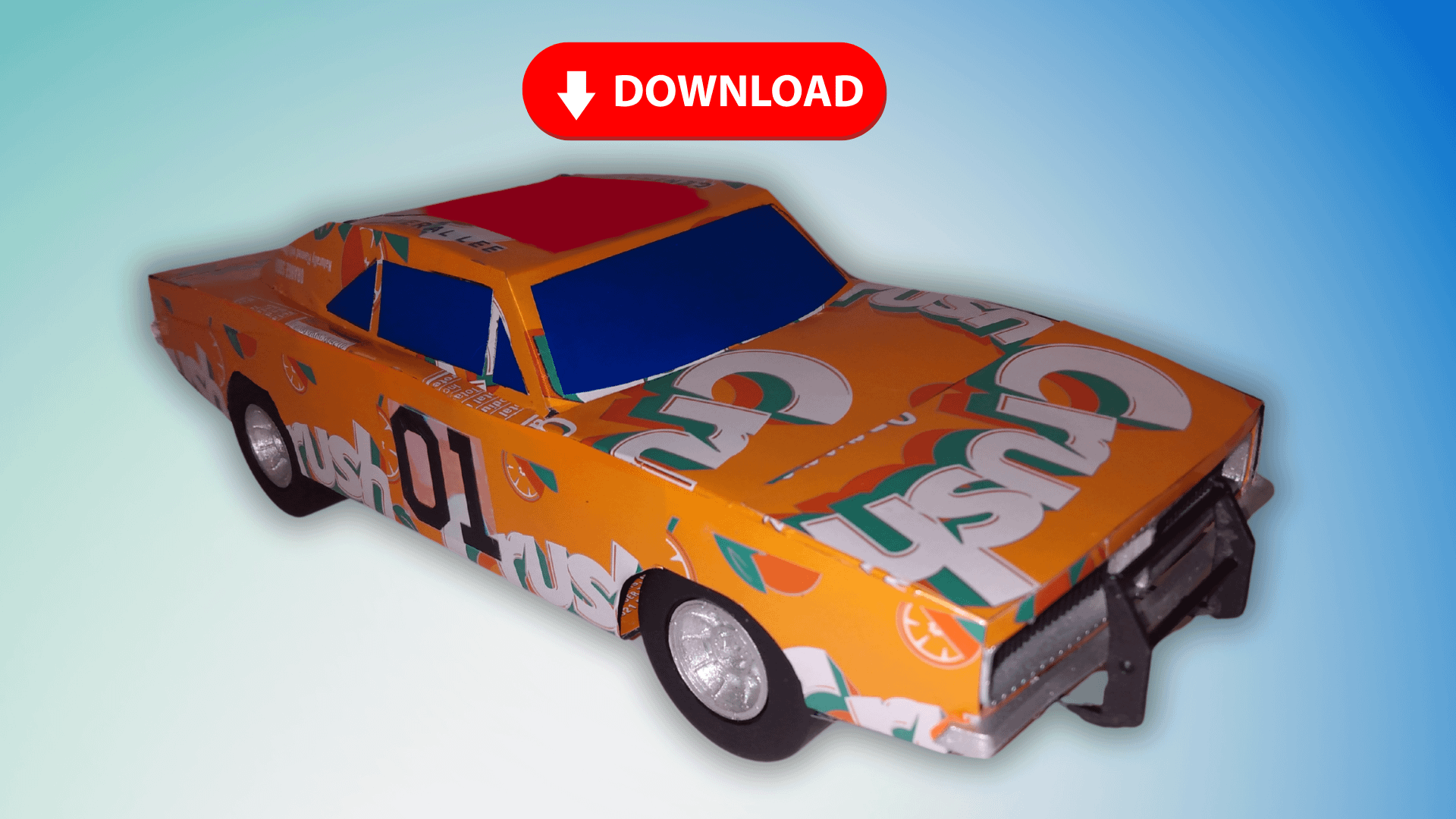 Soda Can Car 69 Dodge Charger DIGITAL Plans product image (1)