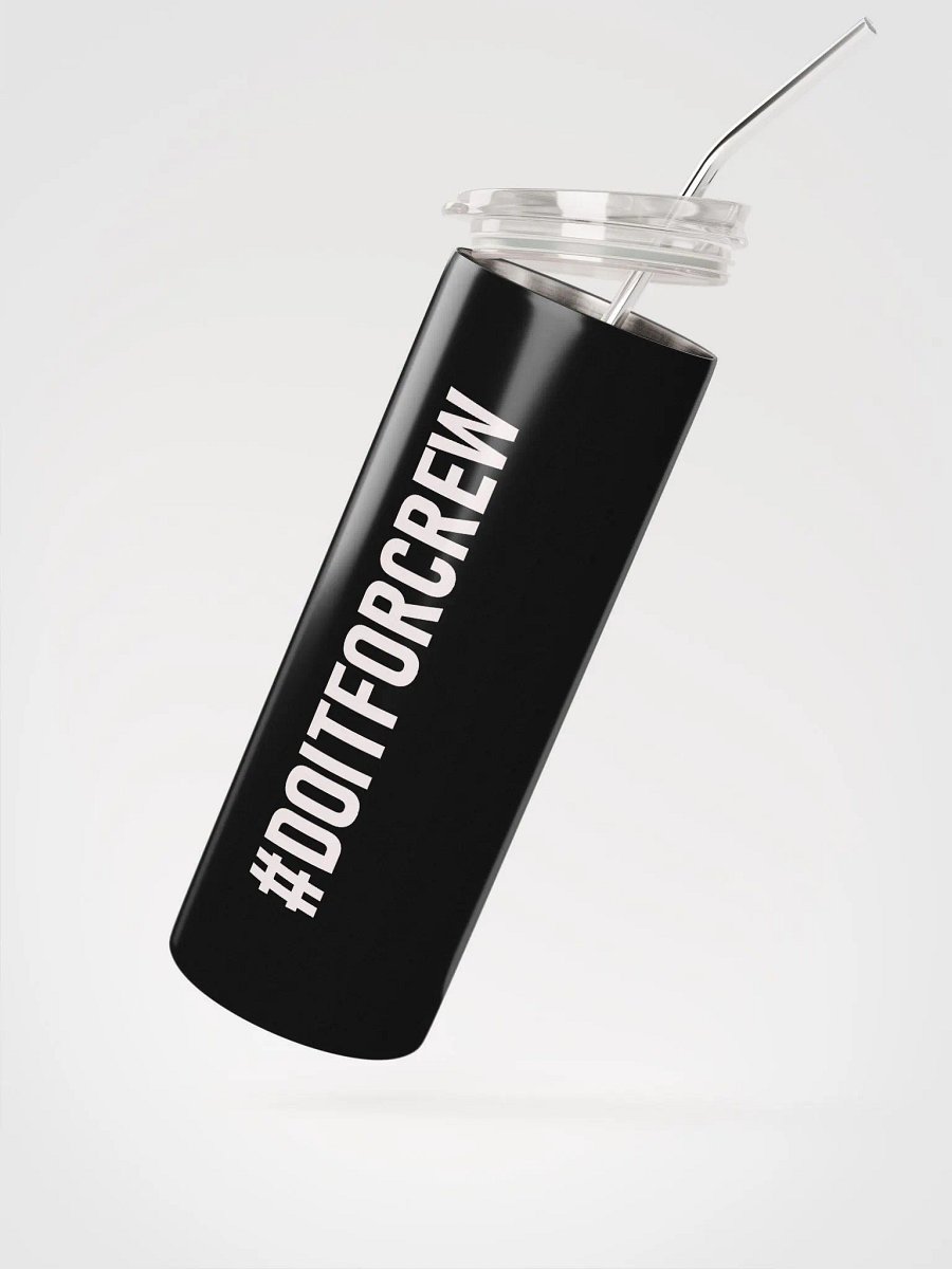 20 oz #DOITFORCREW - High End Travel Tumbler- Black product image (2)
