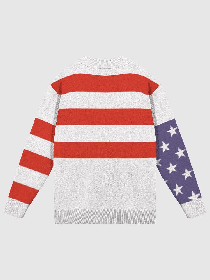Stars and Stripes Jacquard Knit Cardigan product image (10)