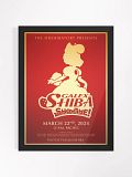 Galex Shiba Showtime Poster - Red Framed product image (1)