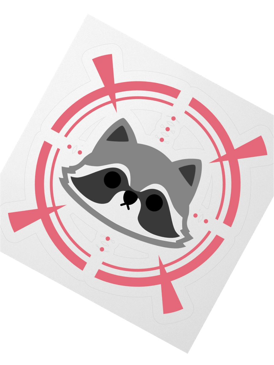 Raccoon Sticker product image (5)