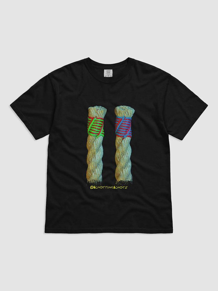 Nautical Sailmaker's Whipping Black T-Shirt product image (1)