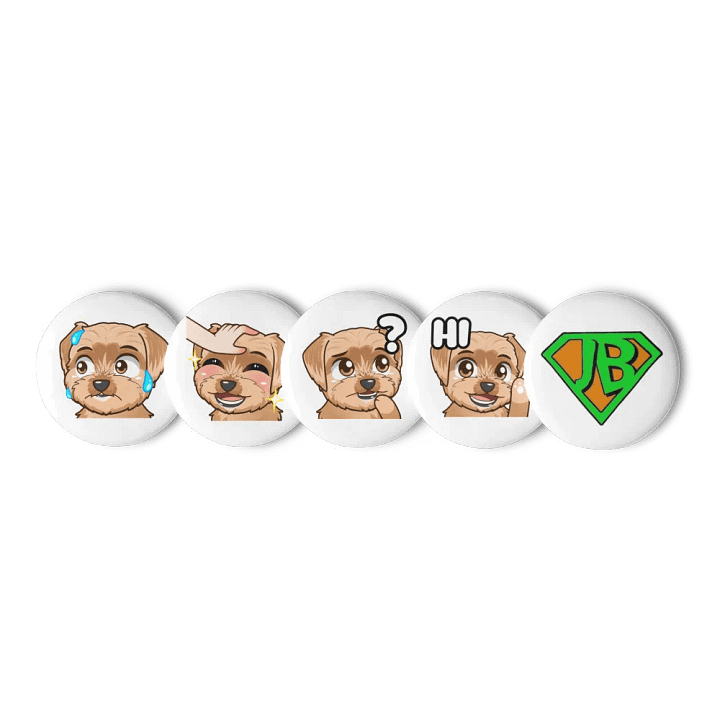 Elmo & JB Button Pins (5) product image (1)