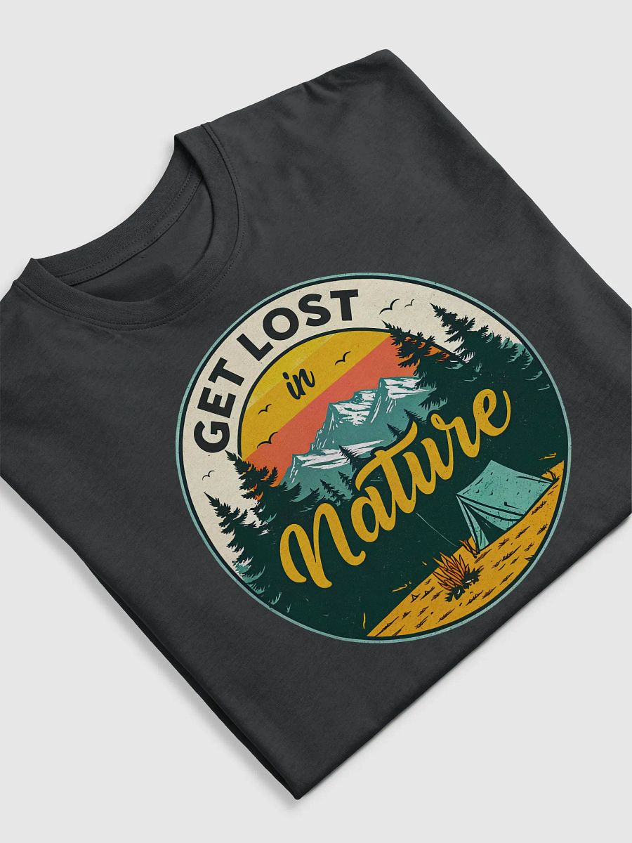 Get Lost in Nature Vintage Camping T-Shirt Design product image (3)