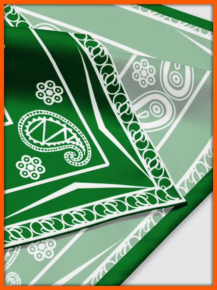 Classic UT Paisley Bandana (Green) product image (2)