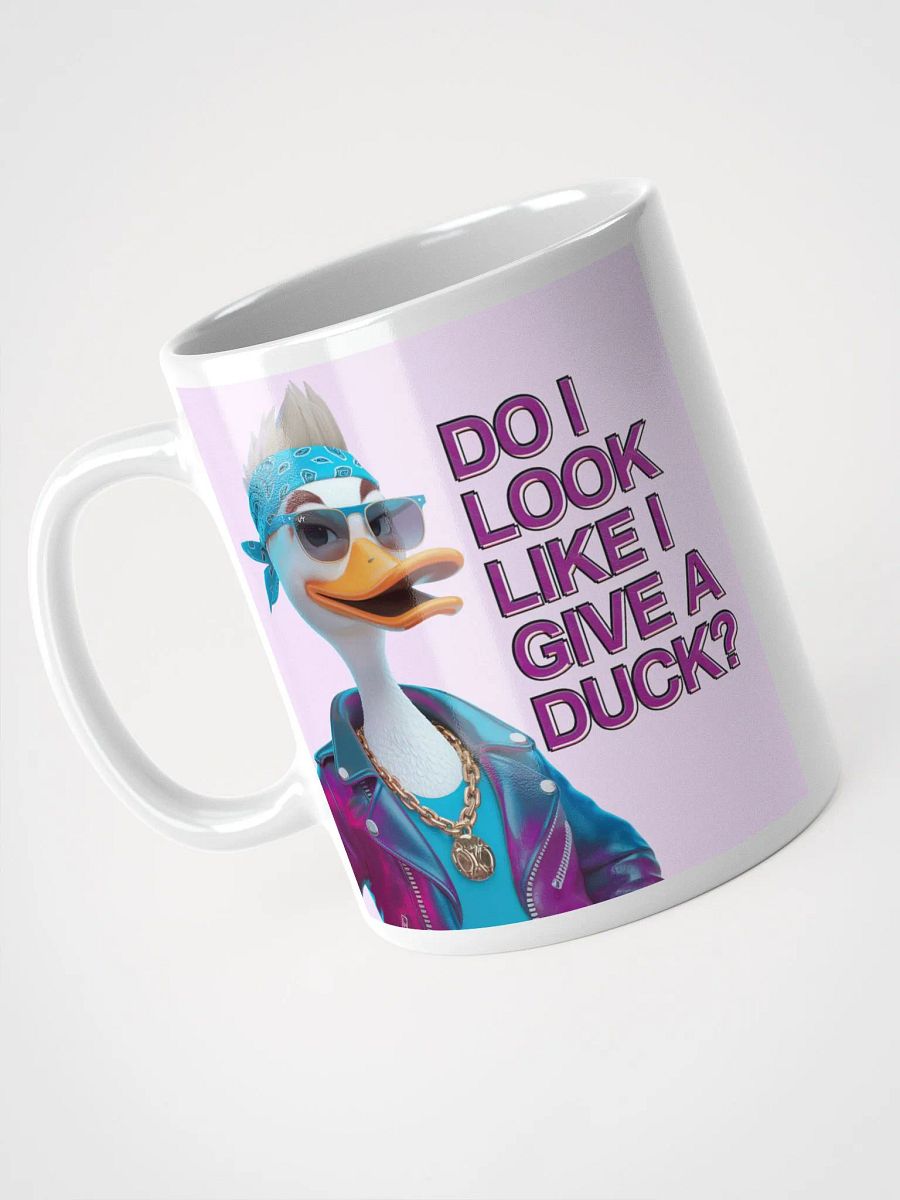 Duck Attitude #Statement Glossy Glossy Mug - White product image (3)