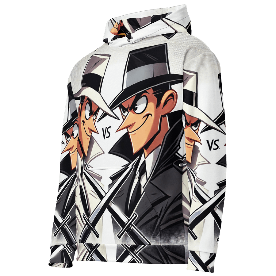 Dual Spy Kangaroo Pull Over Hoodie – Bold All-Over Design product image (2)