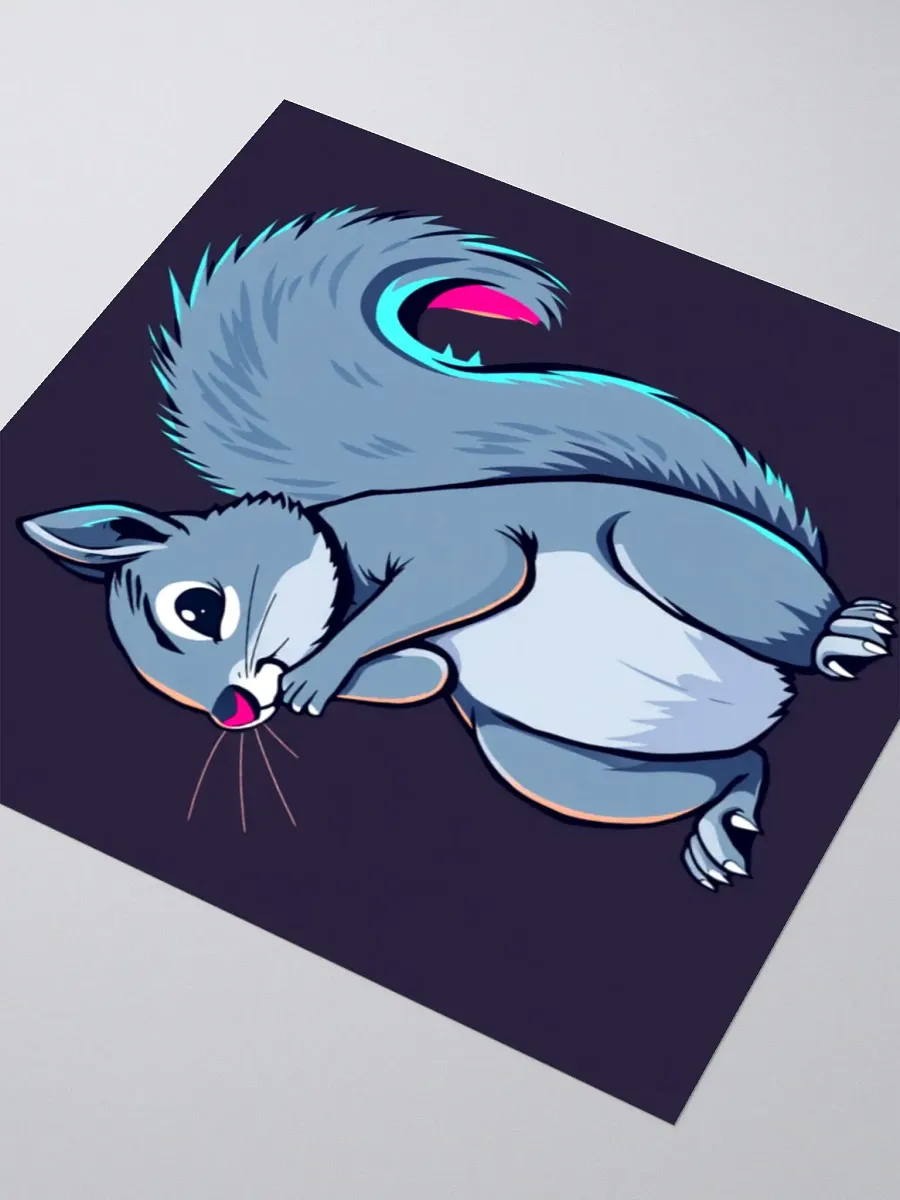 Whimsical Squirrel Kiss Cut Stickers product image (12)