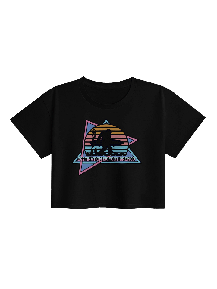Destination Bigfoot Bronco Retro-Inspired Women's Crop Top (Multiple Colors Available) product image (1)
