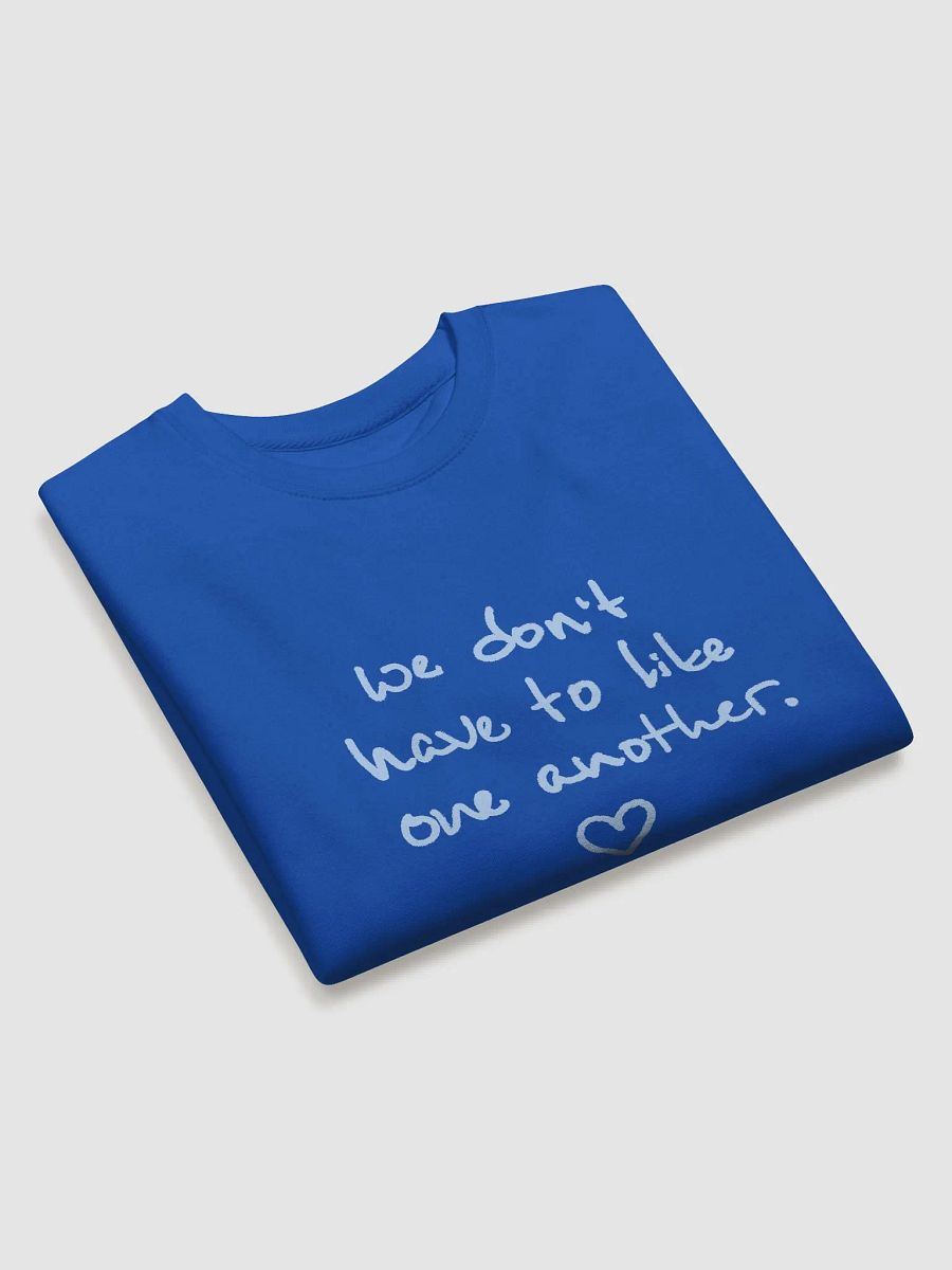 ONE ANOTHER (light blue design) Printed Premium Cotton Crewneck product image (23)