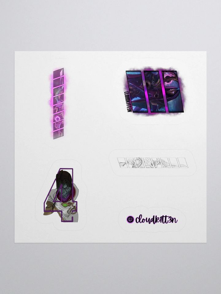 Jhin Sticker Sheet product image (1)