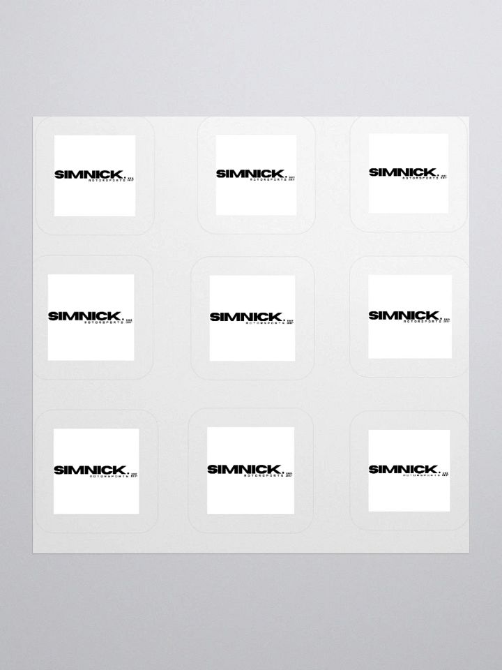 SIMNICK MOTORSPORTS Stickers product image (4)