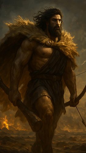 A mortal steps where gods fear to tread.
Heracles’s arrows blaze through Gaia’s giants, turning the tide for Olympus.

▶ Don’...