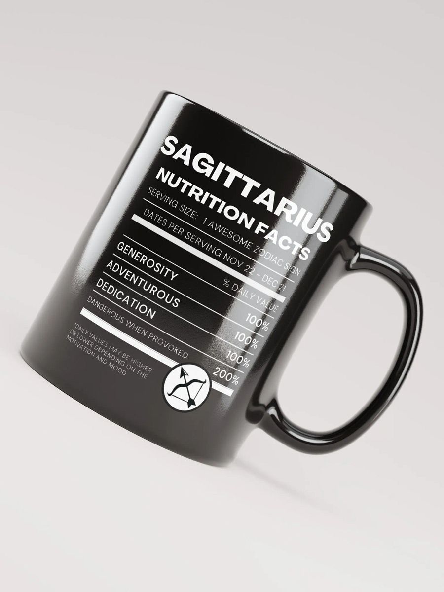 Sagittarius Nutrition Facts Mug product image (3)