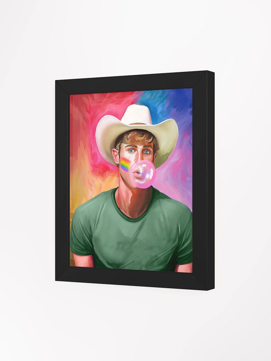 Gay Cowboy Pop Art Framed Poster product image (47)