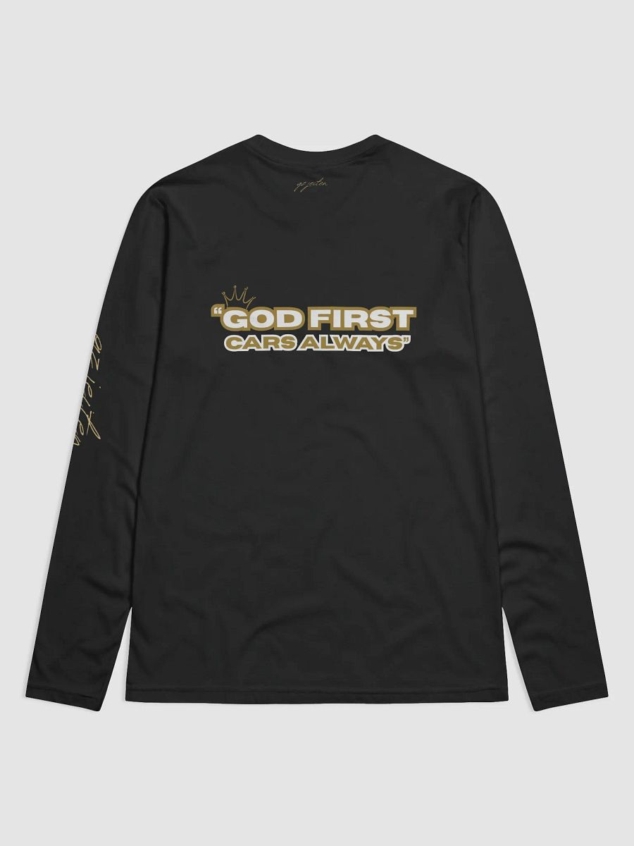 Branded GZ JEITEN Long Sleeved Tee | "God First, Cars Always" Edition product image (2)