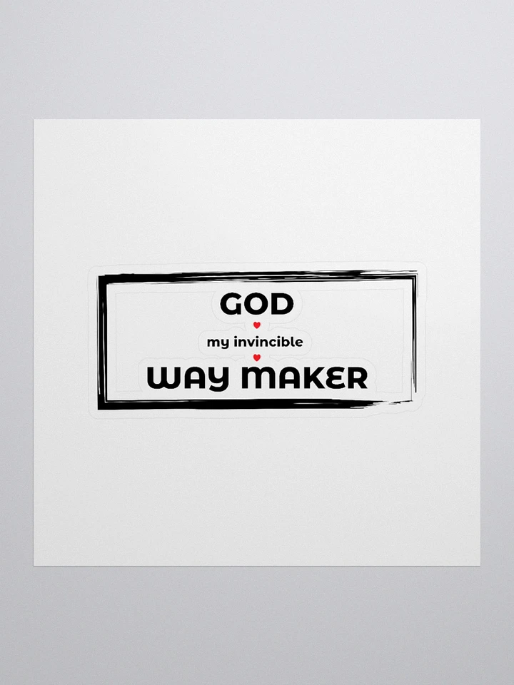 GOD MY INVINCIBLE WAY MAKER product image (1)