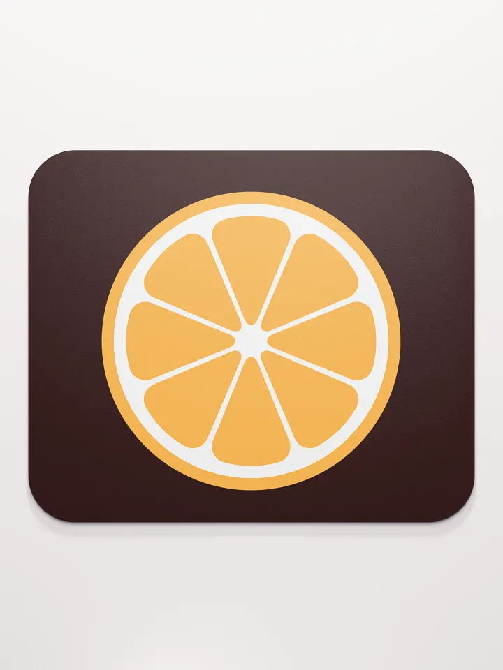 MIKAN Mouse Pad (Orange × Black) product image (2)