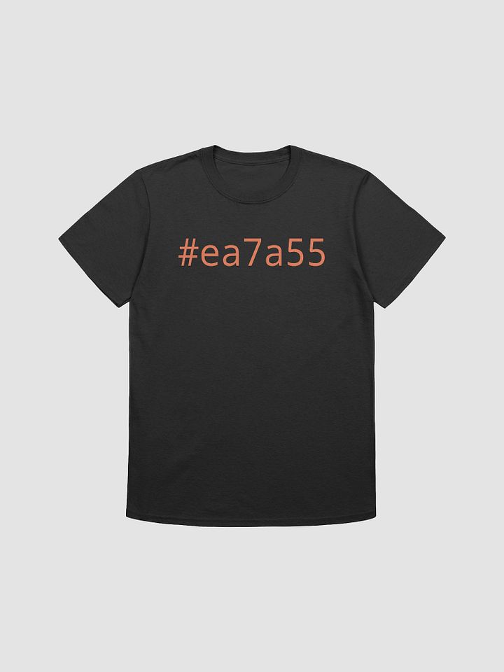 RUDE HEX CODE - #ea7a55 - text (Gildan Softstyle) product image (1)